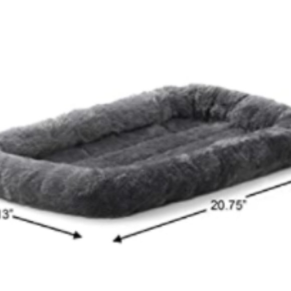 Midwest Home For Pets 22L-Inch Gray Dog/Cat Bed - Picture 5 of 6